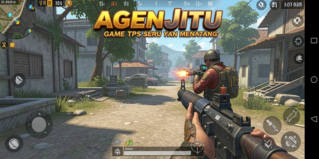 Tampilan gameplay AGENJITU yang mengasyikkan dan penuh aksi.
