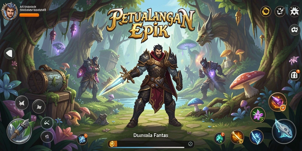 Dunia fantasi penuh petualangan dalam API77.