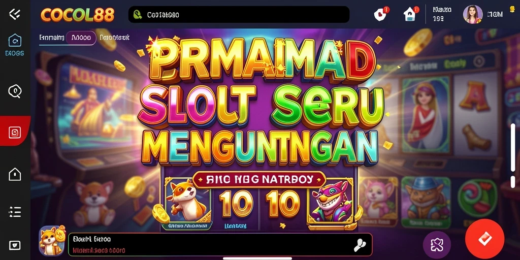 Screenshot utama COCOL88 menampilkan gameplay Slot yang menarik dan mendebarkan.
