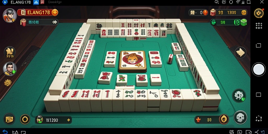 Tampilan gameplay ELANG178 yang seru dan menegangkan dalam permainan Mahjong.