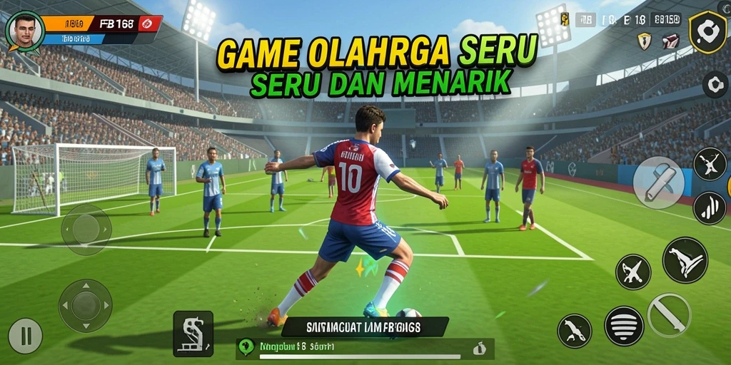 Tangkapan layar utama FB168 menampilkan aksi gameplay yang seru dan kompetitif dalam olahraga.