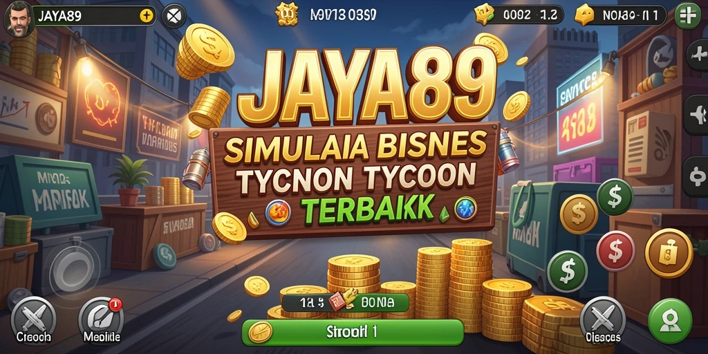 Tangkapan layar gameplay JAYA89 yang menampilkan keseruan bisnis Tycoon.