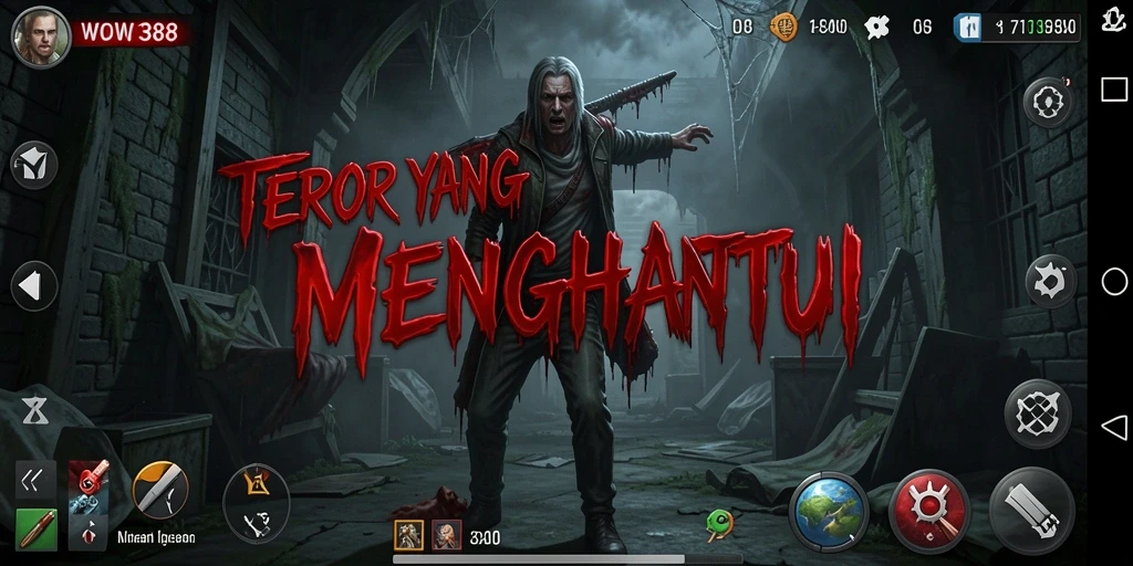 Gameplay menyeramkan dengan suasana mencekam.